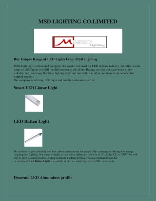 LED Light Bar, LED Strip Light