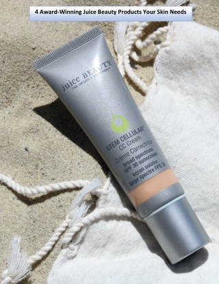 4 Award-Winning Juice Beauty Products Your Skin Needs