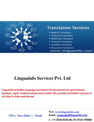 "Translation Companies In India |Certified Translation in Delhi NCR"