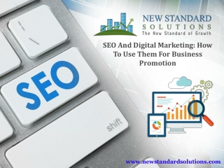 SEO And Digital Marketing: How To Use Them For Business Promotion