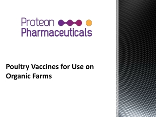 Poultry Vaccines for Use on Organic Farms