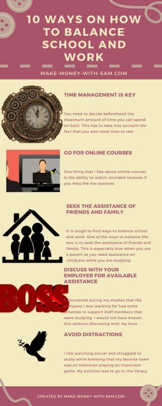 10 Ways on How To Balance School and Work