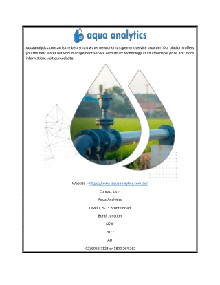 Aqua Analytics | Aquaanalytics.com.au