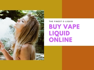 Buy Vape Liquid Online