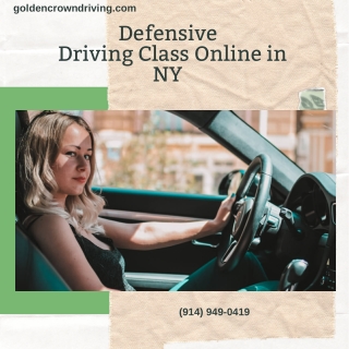 Defensive Driving Class Online in NY