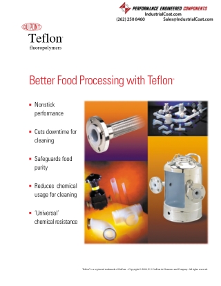 Best Teflon Food Processing Fact Sheet