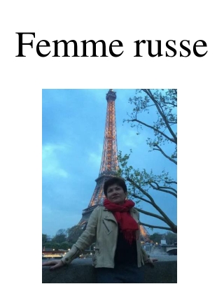 Femme russe