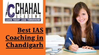 Best IAS Coaching in Chandigarh - Chahal Academy