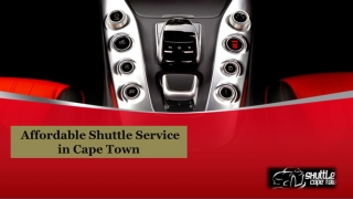 Affordable Shuttle Service in Cape Town