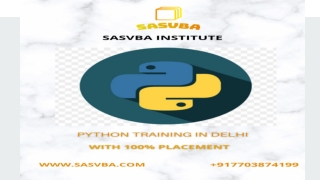 Python Training in Delhi