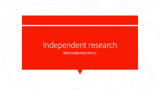 independent research