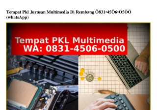 Tempat Prakerin Tkj Di Surabaya 0831 4506 0500[WA]