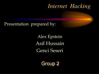 Internet Hacking