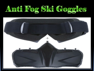 Anti Fog Ski Goggles