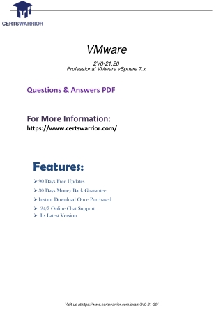 2V0-21.20 Fundamentals for Exam Preparation Material