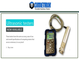 Ultrasonic Hardness Tester