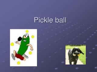 Pickle ball