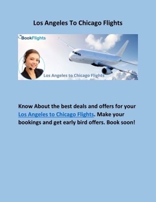 Los Angeles To Chicago Flights