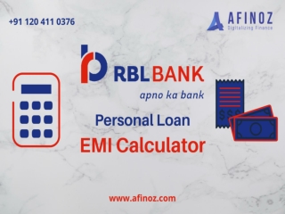 RBL Bank Personal Loan EMI Calculator