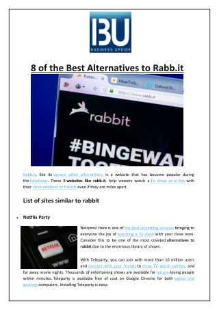 8 of the Best Alternatives to Rabb.it