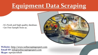 Equipment Data Scraping