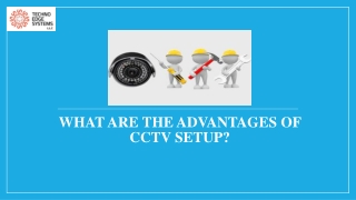 What are the Advantages of CCTV Setup in Dubai?