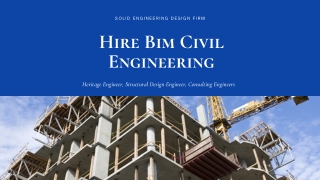 Hire Bim Civil Engineering