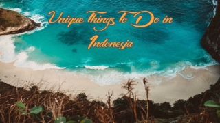 12 Unique Things To Do in Indonesia