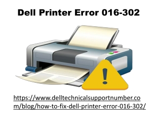 Dell Printer Error 016-302