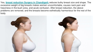 breast reduction Surgery in Chandigarh