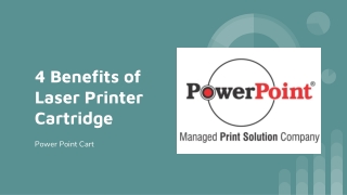 4 Benefits of Laser Printer Cartridge