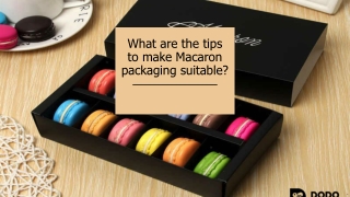 Attract Your Customers With Best Quality  Custom Macaron Boxes | Custom Boxes!