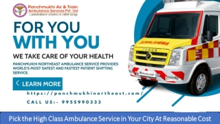 Select the Huge Ambulance Service in Bishnupur with Hi-Class Amenities