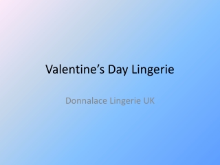 Valentine Lingerie | Valentine Bras | Valentine Underwear | Donnalace