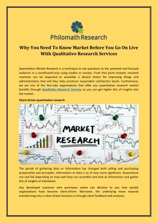 Why You Need To Know Market Before You Go On Live With Qualitative Research Services