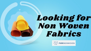 Top Manufacturers of Spunbond Nonwoven Fabrics & PP Non Woven - Park Non Woven