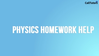 Physics Homework Help