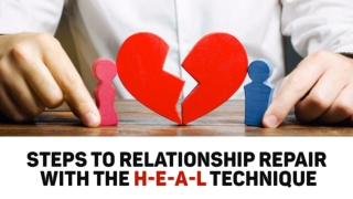 Vigora 100 - Steps to Relationship Repair With The H-E-A-L Technique