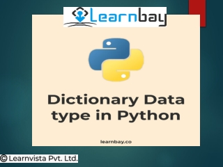 dictionary data type in python