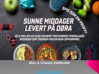 Mac & Cheese Kjottboller