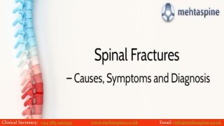 Spinal Fractures – Causes, Symptoms and Diagnosis |Mehta Spine