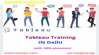 Tableau Training In Delhi