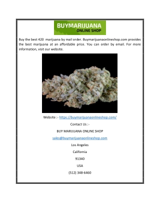 420 mail order worldwide | Buymarijuanaonlineshop.com