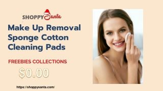 Make Up Removal Sponge Cotton Cleaning Pads Online at ShoppySanta