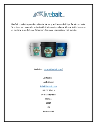 Livebait | LiveBait.com