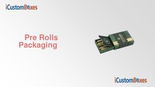 Customize Best Printed Pre Rolls Packaging For Sale