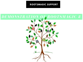 Demonstration of RootsMagic 8