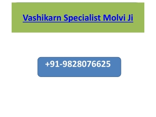 Vashikaran Specialist Molvi ji