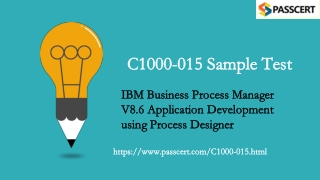 IBM Business Process Manager C1000-015 Dumps