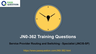 Juniper JNCIS-SP JN0-362 Practice Test Questions